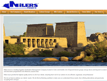 Tablet Screenshot of nilerstours.com